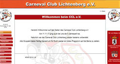 Desktop Screenshot of carneval-club-lichtenberg.de