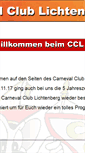 Mobile Screenshot of carneval-club-lichtenberg.de